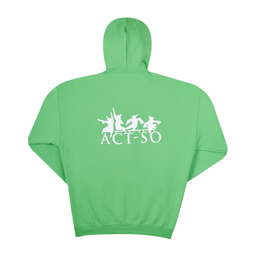 ACT-SO lime green hoodies